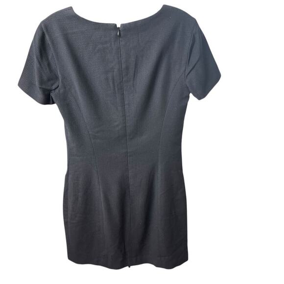 Theory Corti Mini Dress, Patch Pockets, Minimalist, Neutral, Capsule Cocktails 2 - Picture 4 of 8